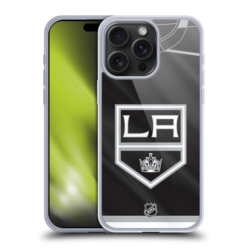 NHL Los Angeles Kings Jersey Soft Gel Case for Apple iPhone 15 Pro Max