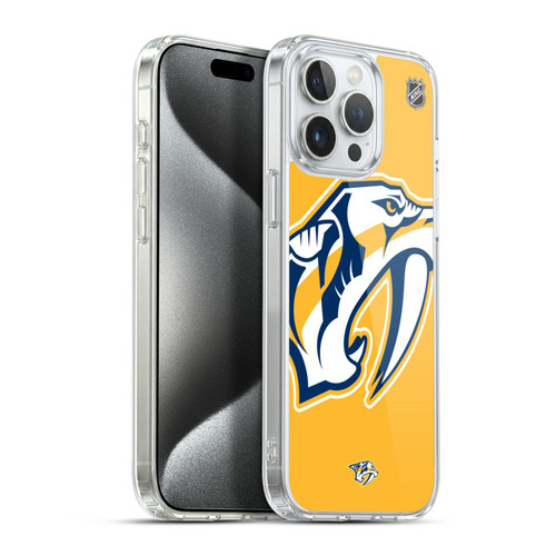 NHL Nashville Predators Oversized Soft Gel Case for Apple iPhone 15 Pro Max & MagSafe
