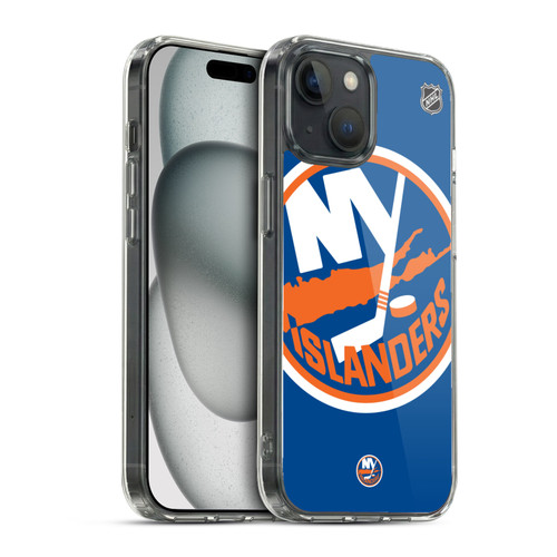NHL New York Islanders Oversized Soft Gel Case for Apple iPhone 15