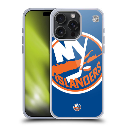 NHL New York Islanders Oversized Soft Gel Case for Apple iPhone 15 Pro Max