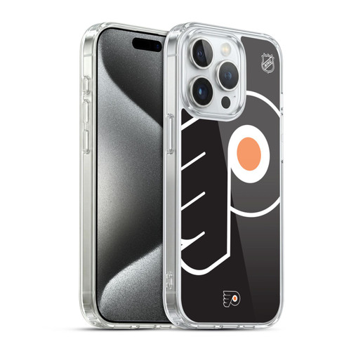NHL Philadelphia Flyers Oversized Soft Gel Case for Apple iPhone 15 Pro & MagSafe