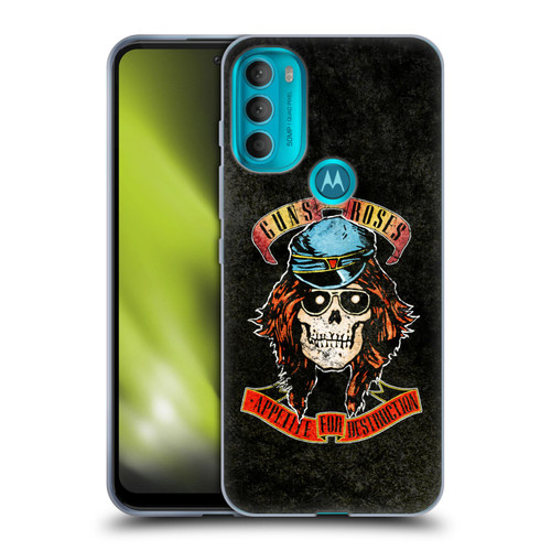 Guns N' Roses Vintage Rose Soft Gel Case for Motorola Moto G71 5G