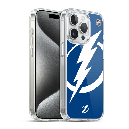 NHL Tampa Bay Lightning Oversized Soft Gel Case for Apple iPhone 15 Pro
