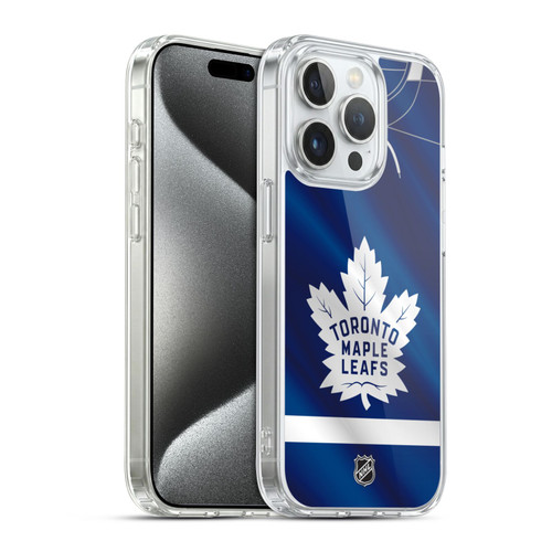 NHL Toronto Maple Leafs Jersey Soft Gel Case for Apple iPhone 15 Pro & MagSafe