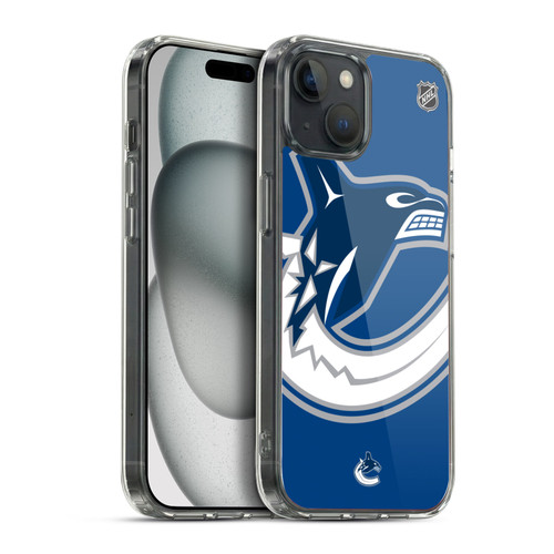 NHL Vancouver Canucks Oversized Soft Gel Case for Apple iPhone 15 Plus & MagSafe