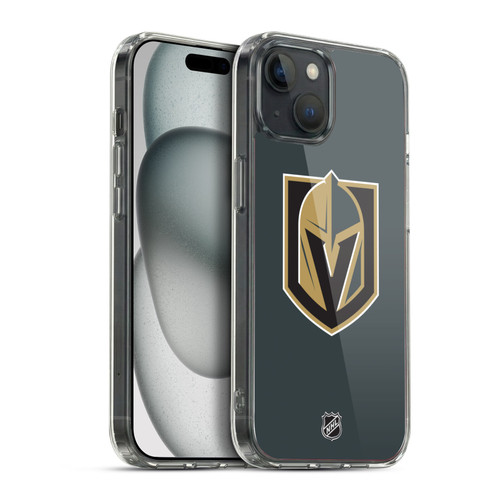 NHL Vegas Golden Knights Plain Soft Gel Case for Apple iPhone 15 Plus