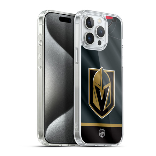 NHL Vegas Golden Knights Jersey Soft Gel Case for Apple iPhone 15 Pro Max
