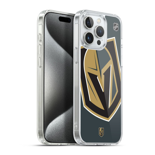 NHL Vegas Golden Knights Oversized Soft Gel Case for Apple iPhone 15 Pro Max