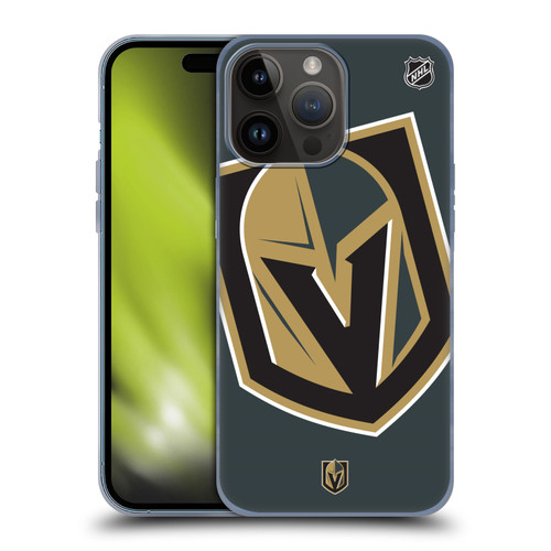 NHL Vegas Golden Knights Oversized Soft Gel Case for Apple iPhone 15 Pro Max