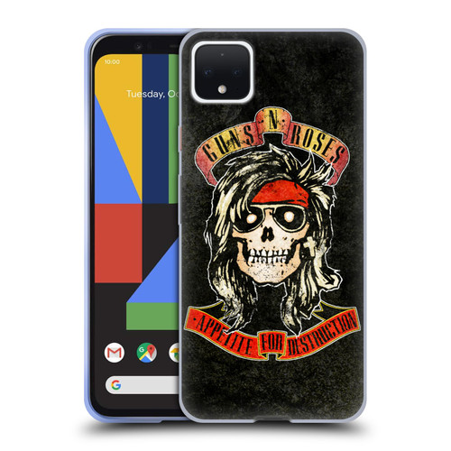 Guns N' Roses Vintage McKagan Soft Gel Case for Google Pixel 4 XL