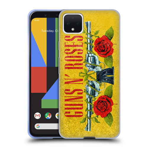 Guns N' Roses Vintage Pistols Soft Gel Case for Google Pixel 4 XL