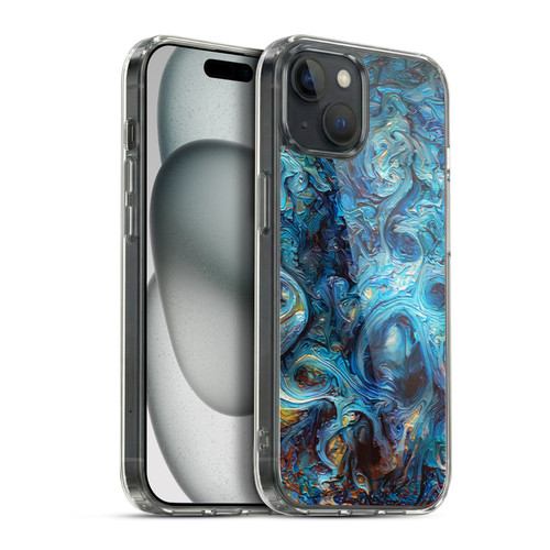 Cosmo18 Jupiter Fantasy Blue Soft Gel Case for Apple iPhone 15 Plus & MagSafe