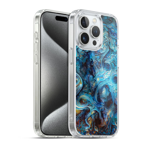 Cosmo18 Jupiter Fantasy Blue Soft Gel Case for Apple iPhone 15 Pro & MagSafe