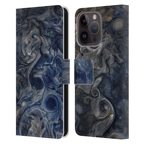 Cosmo18 Space 2 Blues Leather Book Wallet Case Cover For Apple iPhone 15 Pro