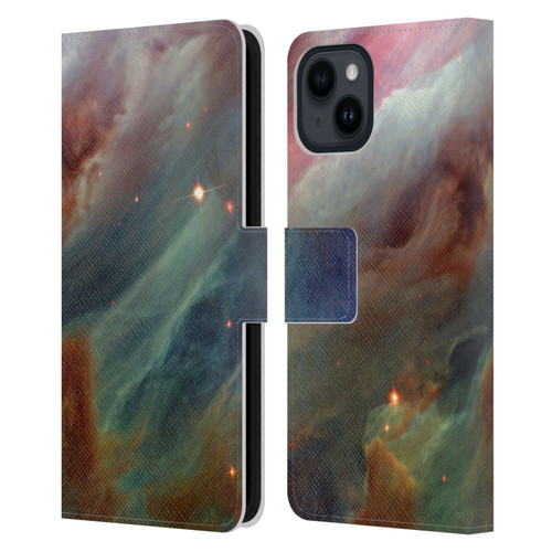 Cosmo18 Space Orion Gas Clouds Leather Book Wallet Case Cover For Apple iPhone 15
