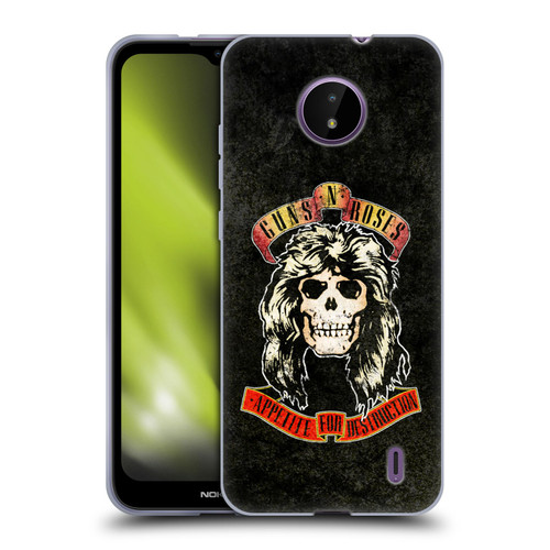 Guns N' Roses Vintage Adler Soft Gel Case for Nokia C10 / C20