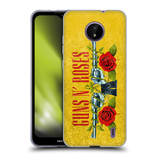 Guns N' Roses Vintage Pistols Soft Gel Case for Nokia C10 / C20