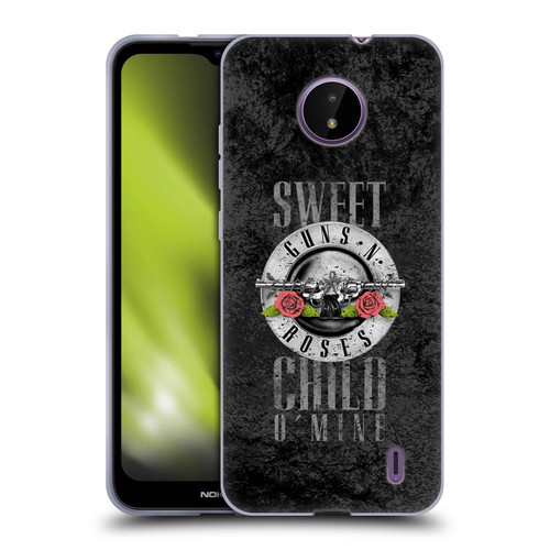 Guns N' Roses Vintage Sweet Child O' Mine Soft Gel Case for Nokia C10 / C20