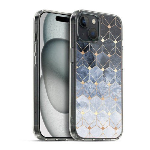 Elisabeth Fredriksson Sparkles Hexagons And Diamonds Soft Gel Case for Apple iPhone 15 Plus & MagSafe