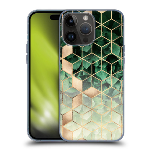 Elisabeth Fredriksson Sparkles Leaves And Cubes Soft Gel Case for Apple iPhone 15 Pro Max