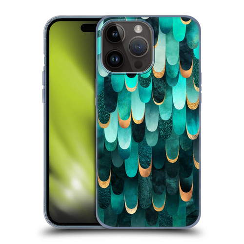 Elisabeth Fredriksson Sparkles Turquoise Soft Gel Case for Apple iPhone 15 Pro Max