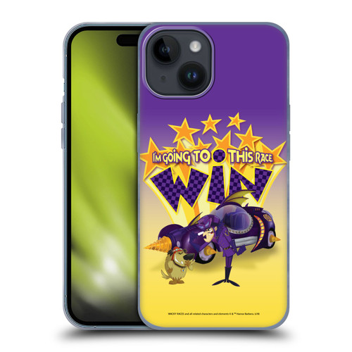 Wacky Races 2016 Graphics Dastardly And Muttley Soft Gel Case for Apple iPhone 15