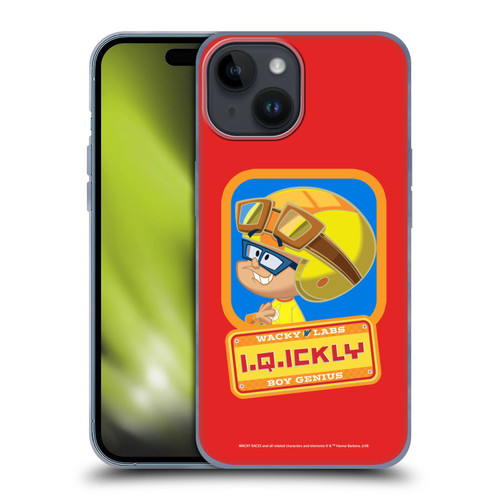 Wacky Races 2016 Graphics IQ Ickly Soft Gel Case for Apple iPhone 15