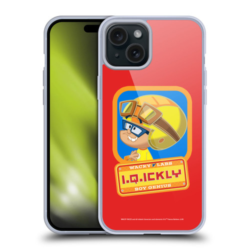 Wacky Races 2016 Graphics IQ Ickly Soft Gel Case for Apple iPhone 15 Plus