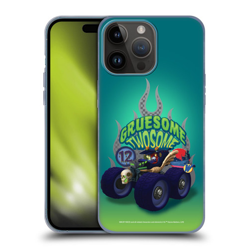Wacky Races 2016 Graphics Gruesome Twosome Soft Gel Case for Apple iPhone 15 Pro Max