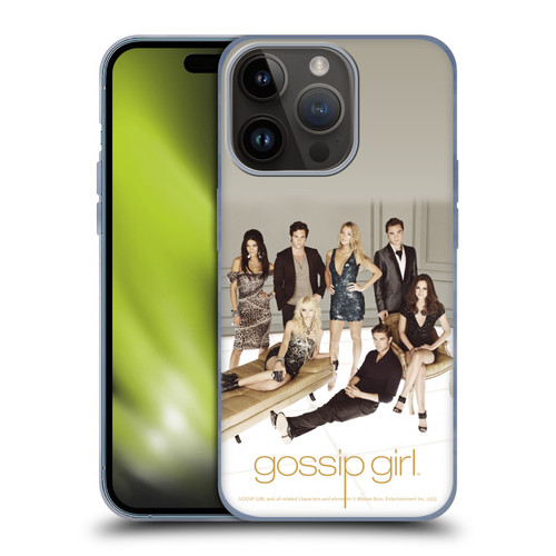 Gossip Girl Graphics Poster Soft Gel Case for Apple iPhone 15 Pro