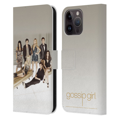 Gossip Girl Graphics Poster Leather Book Wallet Case Cover For Apple iPhone 15 Pro Max