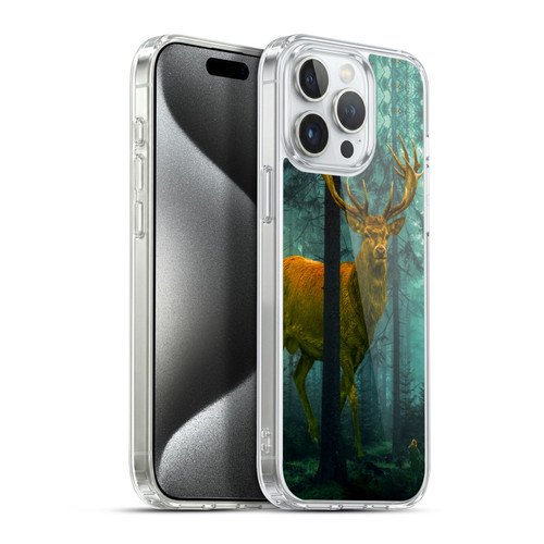 Dave Loblaw Animals Giant Forest Deer Soft Gel Case for Apple iPhone 15 Pro Max & MagSafe