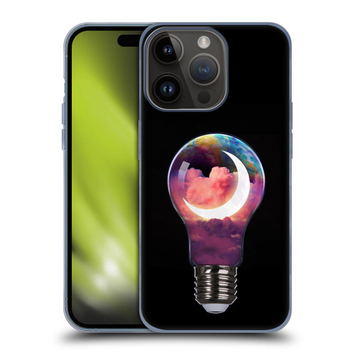 Dave Loblaw Sci-Fi And Surreal Light Bulb Moon Soft Gel Case for Apple iPhone 15 Pro