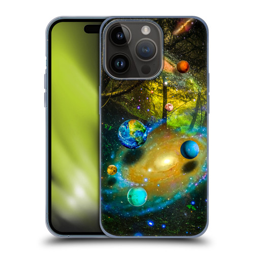 Dave Loblaw Sci-Fi And Surreal Universal Forest Soft Gel Case for Apple iPhone 15 Pro