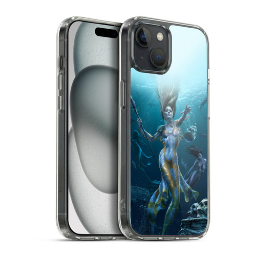 Tom Wood Fantasy Mermaid Hunt Soft Gel Case for Apple iPhone 15 Plus & MagSafe