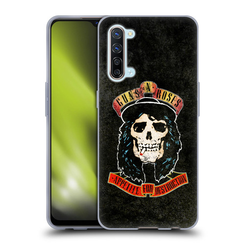 Guns N' Roses Vintage Stradlin Soft Gel Case for OPPO Find X2 Lite 5G