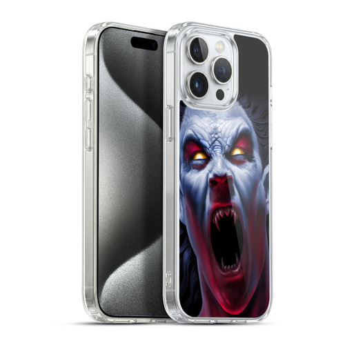 Tom Wood Horror Vampire Awakening Soft Gel Case for Apple iPhone 15 Pro Max & MagSafe