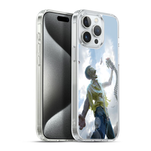Tom Wood Horror Zombie Scraps Soft Gel Case for Apple iPhone 15 Pro Max & MagSafe