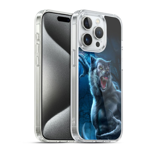 Tom Wood Horror Werewolf Soft Gel Case for Apple iPhone 15 Pro & MagSafe