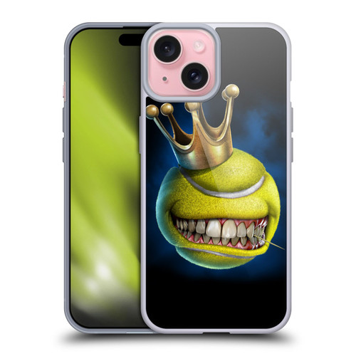 Tom Wood Monsters King Of Tennis Soft Gel Case for Apple iPhone 15