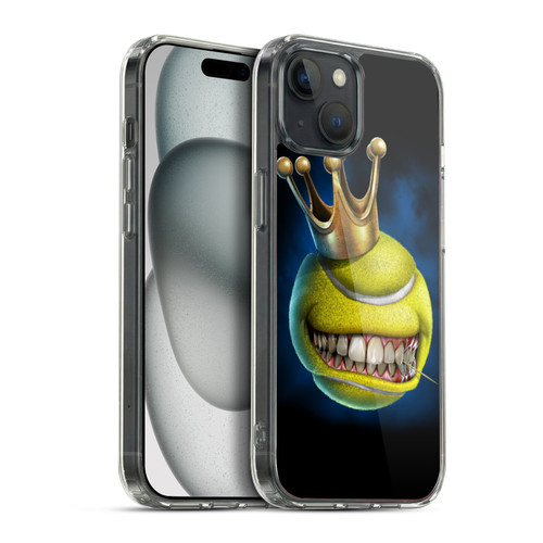 Tom Wood Monsters King Of Tennis Soft Gel Case for Apple iPhone 15 Plus & MagSafe