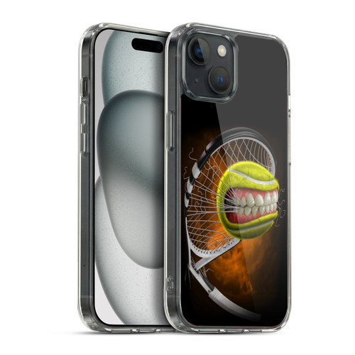Tom Wood Monsters Tennis Soft Gel Case for Apple iPhone 15 Plus & MagSafe