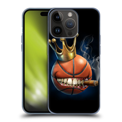Tom Wood Monsters King Of Basketball Soft Gel Case for Apple iPhone 15 Pro