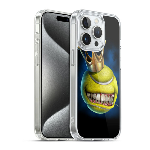 Tom Wood Monsters King Of Tennis Soft Gel Case for Apple iPhone 15 Pro & MagSafe