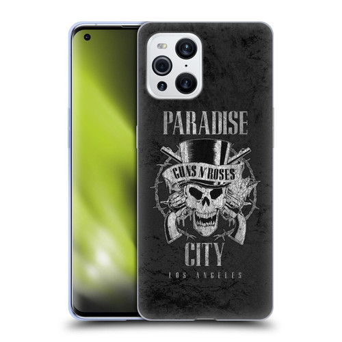 Guns N' Roses Vintage Paradise City Soft Gel Case for OPPO Find X3 / Pro