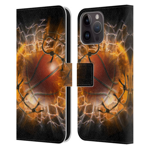 Tom Wood Monsters Blast Radius Leather Book Wallet Case Cover For Apple iPhone 15 Pro Max