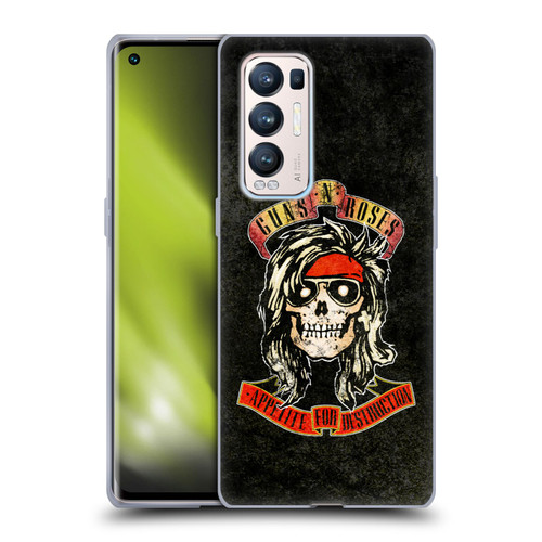 Guns N' Roses Vintage McKagan Soft Gel Case for OPPO Find X3 Neo / Reno5 Pro+ 5G