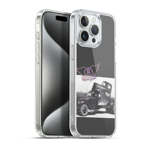 Aerosmith Black And White The Pump Soft Gel Case for Apple iPhone 15 Pro Max & MagSafe