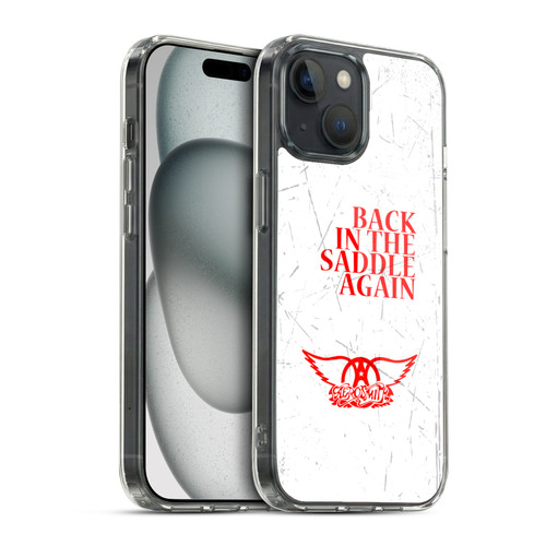 Aerosmith Classics Back In The Saddle Again Soft Gel Case for Apple iPhone 15 & MagSafe