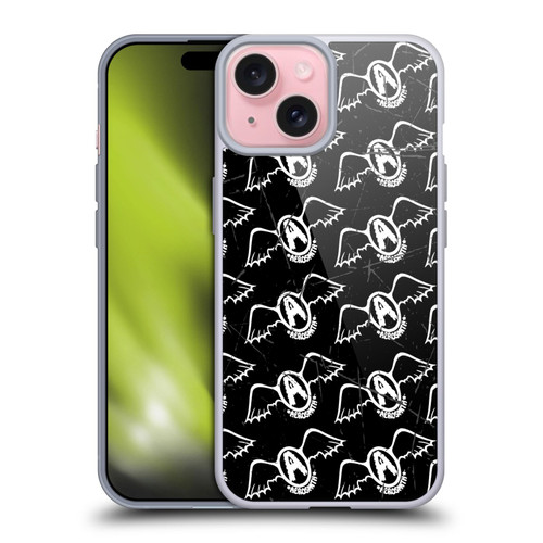 Aerosmith Classics Logo Pattern Soft Gel Case for Apple iPhone 15